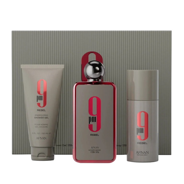Coffret 9PM Rebel Afnan Unisexe 3 Pièces