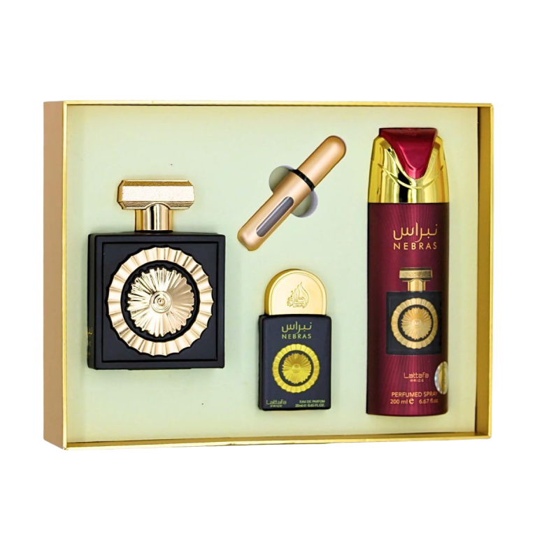 Coffret Nebras Lattafa Pride Parfum Femme 100 ml + Format Voyage + Déodorant - photo 2
