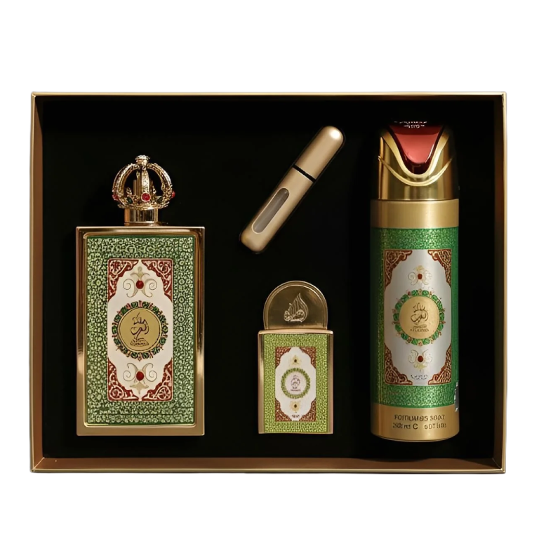 Coffret Queen of Arabia Lattafa Parfum Femme 100 ml + Format Voyage + Déodorant - photo 2