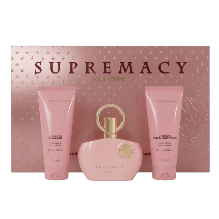 Coffret Supremacy Pink Afnan Pour Femme 3 pièces