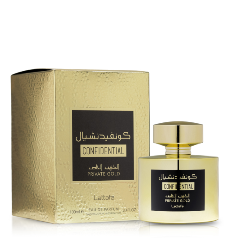 Confidential Private Gold Lattafa Eau de Parfum Unisexe - photo 2