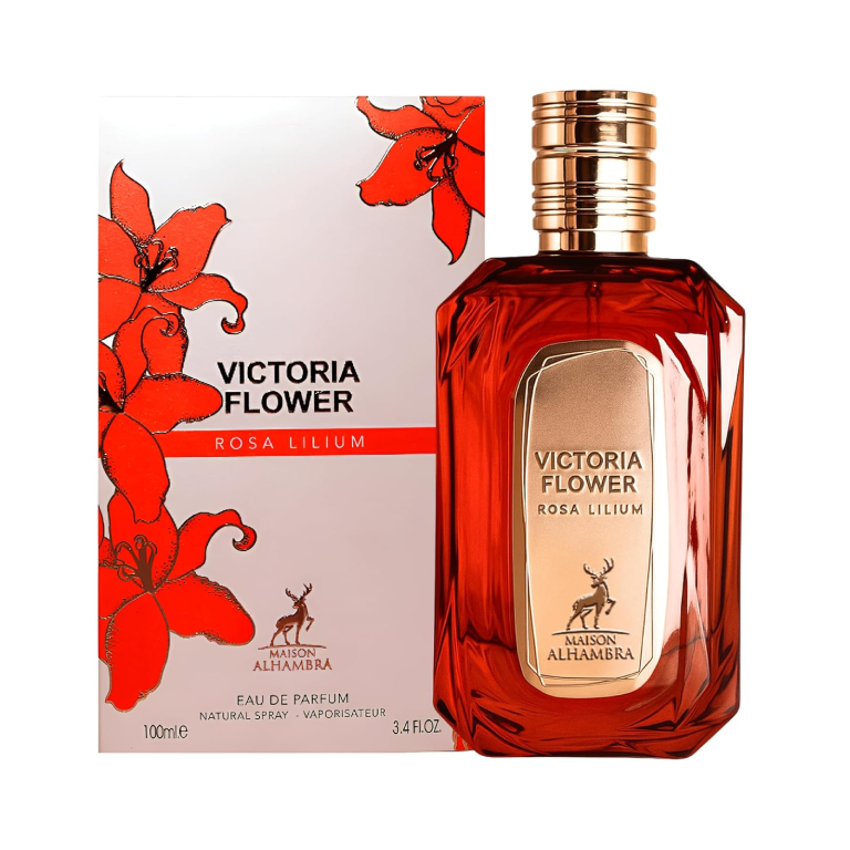 Victoria Flower Rosa Lilum Maison Alhambra Parfum Femme 100ml - photo 2